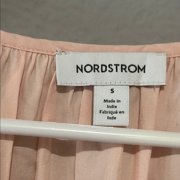 Nordstrom Peach and Pink Puff Sleeve Dress - Picture 5 of 13
